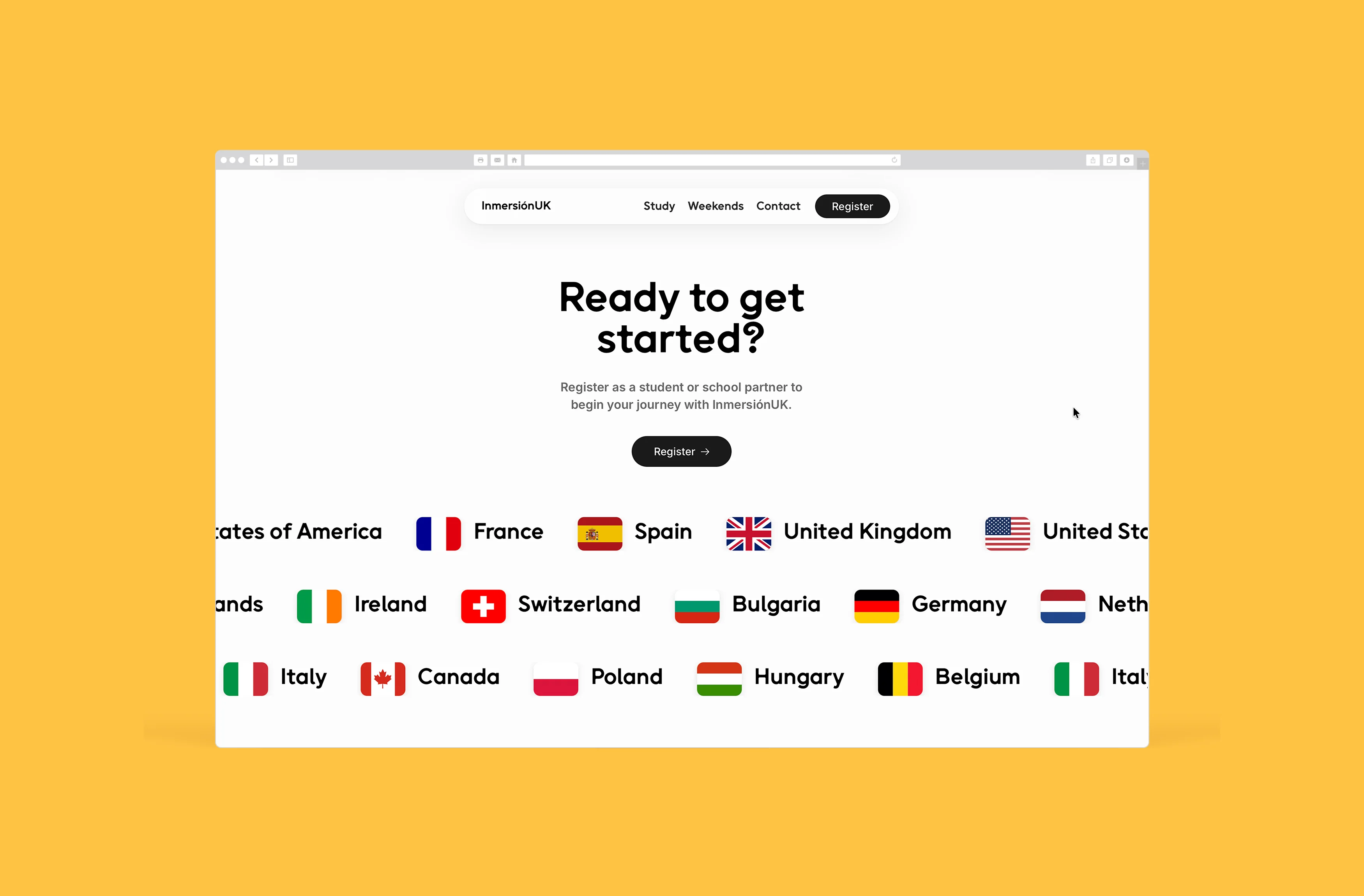 Inmersi&oacute;nUK website &mdash; 5